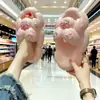 Chinelos de Desenho Animado para Mulheres, Verão Antiderrapantes para Casa, Base de Eva para Banheiro, Sapatos de Ovo para Usar Fora, Sandálias de Salto Alto com a Sensação de Estar Pisando em Merda
