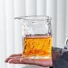 Taza de prueba esmaltada estilo japonés cuadrada pública Taza de té Mar de té dispensador de té individual TikTok popular hecho a mano patrón de martillo gran capacidad hogar