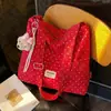 Bolso Tote Transfronterizo Verano 2026 Nuevo de Moda de Gran Capacidad con Lunares, Bolso Cruzado de Hombro Casual Elegante para Viajes