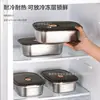 Venta al por mayor del fabricante de loncheras de acero inoxidable, cajas bento, selladas y a prueba de fugas, almacenamiento en refrigerador, calentamiento de comidas en microondas