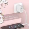Modelo Privado Novo de Fábrica Popular Transfronteiriço Cabeça de Carregamento Super Rápida PD 120W Regulamentos Europeus, Regulamentos Americanos e Regulamentos Britânicos Carregador de Celular