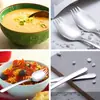 Amazon transfronterizo cuchara de acero inoxidable tenedor cuchara para fideos instantáneos vajilla para el hogar tenedor de postre tenedor para ensaladas tenedor para frutas tenedor para pasta