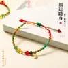 Novo Festival do Barco-Dragão Pulseira de Corda Cinco Cores Contas Cinco Elementos Corda de Mão Tecida à Mão Fio Cinco Cores Pulseira de Mão Zongzi Infantil Atacado