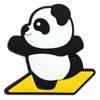 Vendas Diretas da Fábrica Plástico Macio PVC Plástico Gotejante Flor para Sapato Buraco de Sapato Acessórios para Sapato Fivela de Sapato de Panda Gigante Fofa Acessórios Decorativos Atacado
