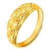 Estilo Pareja Oro Arena 5mm Gipsofila Anillo Abierto para Mujer Oro de Imitación 7mm Engrosado Anillo para Hombre Fabricante Venta al por Mayor Joyería de Mano