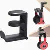 Soporte para Auriculares Pinza de Mesa Colgador para Escritorio de Computadora Manija de Juego Soporte de Almacenamiento Debajo del Escritorio Gancho de Pared sin Perforación
