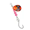 Novo Conjunto de Spinner Rotativo de Longa Distância Transfronteiriço Composto 8g Metal Cobre Sino Spinner Isca de Pesca Atacado