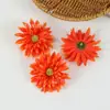 Cabezas de flores de margarita artificiales, materiales DIY para decoración de bodas, flores artificiales, flores coloridas, arreglos de pared de flores, accesorios para tocados al por mayor