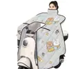Capa de Para-brisa para Veículo Elétrico Inverno Nova Proteção Solar À Prova de Vento Impermeável Moto a Bateria Universal de Quatro Estações Capa Fria