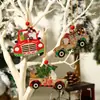 Suministros Navideños Nuevos Transfronterizos Impresión Creativa Colgantes para Coche Personas Mayores Colgantes para Árbol de Navidad Accesorios Decorativos para Regalo