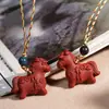 Colgante de Estambre de Flor Aromática para la Buena Fortuna, Accesorio de Cuentas Perfumadas, Llavero de Caballo Pequeño, Decoración de Bolsa