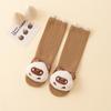 Calcetines para Bebé Recién Nacido Estilo Otoño e Invierno Clase A Algodón Puro Antideslizantes Largos Hasta la Rodilla Dibujos Animados Para Niños Pequeños Calcetines de Piso Venta al por Mayor 1