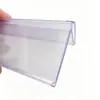 Estante de Supermercado PVC Transparente Tira de Precio Tienda de Conveniencia Estante de Ángulo de Hierro Tira de Tarjeta de Etiqueta de Plástico Tamaño Personalizable