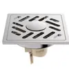 Dren de Piso de Acero Inoxidable Extra Grueso Descarga Directa Anti-Olor Área Seca/Húmeda Regadera Cocina Baño Anti-Retorno Anti-Obstrucción Dren de Piso