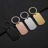 Amazon Acero Inoxidable en Blanco Marca Militar Colgante de Pareja Multiestilo Marca Militar Personalidad Grabado Láser en stock Venta al por Mayor