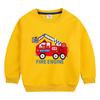 Roupa de Outono Infantil 2022 Nova Roupa Infantil Menino Bonito Blusa Manga Longa Jaqueta Fashion para Crianças Pequenas e Médias