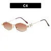 Gafas de Sol Irregulares Poligonales Kedun Modelo Nuevo 2025 para Mujeres con Rostros Redondos, Estilo de Alta Gama
