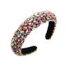Diademas Europeas y Americanas Transfronterizas para Mujer Nuevo Diademas de Industria Pesada Elementos de Carnaval Diamante Completo Esponja Ala Ancha Accesorios para el Cabello Barrocos