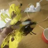 Luz solar para abejas de nuevo producto transfronteriza, luz para insectos pequeños, decoración de jardín para eventos navideños, luz solar para puesto