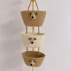 Triciclo Modificado Interior Cartoon Corda de Algodão Diversos Lanches Caixa de Armazenamento Cesta de Armazenamento Suspensa Criativa