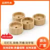 Tapa creativa de bambú y madera para taza, tapa de madera para tarro sellado, tapa de madera para botella de vidrio, tapa de madera maciza, logo fijo posible