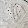 Accesorios para el Cabello de Primavera y Verano para Niñas, Estilo Pastoral, Diadema Linda de Encaje con Calados, Diadema Integrada de Pañuelo Triangular