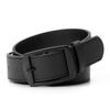 Cinturón de piel sintética con hebilla cuadrada, estilo informal, transfronterizo, para hombre y mujer, combina con vaqueros y cinturón de alta gama de moda.