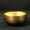 Cuenco Cantante Púrpura Dorado, Cuenco Cantante Hecho a Mano, Cuenco de Yoga, Cuenco de Cobre para Meditación de Sanación, Cuenco de Cobre, Cuenco de Sonido para Meditación, Venta al por Mayor de Cuencos Cantantes