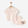 Terno infantil de manga curta Summer Thin Baby Summer Cotton Roupas Infantis Shorts para meninas Roupas de verão para bebês Roupas infantis