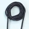 Corda colorida trançada de 4 mm direto da fábrica para cordões de celular, acessórios de vestuário, acessórios para calçados e têxteis