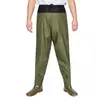 Pantalones de vadeo impermeables y gruesos hasta la cintura, Pantalones impermeables de media cuerpo estilo nuevo, Pantalones de pesca, Pantalones de lluvia, Pantalones de vadeo específicos para pesca