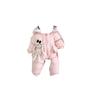 Roupas de Bebê, Roupas Grossas para Exterior, Veludo de Inverno, Roupas de Exterior Super Fofas, Macacões Quentinhos de Inverno para Bebê