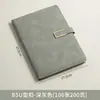Cuaderno A5 con Logo Personalizado, Regalo para Oficina de Negocios, Piel Suave Engrosada, Diseño de Alta Calidad, Bloc de Notas con Cierre de Hebilla, Cuaderno en Caja de Regalo