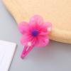 Dulce coreano para niños Flor de cinco pétalos color caramelo Adorno para la cabeza pequeño y fresco Horquilla para niña Accesorios para el cabello de princesa Clip Bb Lindo