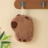 Toalla de Mano de Dibujos Animados Lindos Estilo Coreano Colgante Absorbente de Agua Secado Rápido Limpiar Triple Capa Engrosada Felpa de Coral Pañuelo de Cocina
