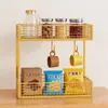 Estante de Armazenamento para Mesa de Centro de Sala de Estar Armário de Mesa de Jantar Porta-Copos para Lanches Copos de Chá Armazenamento Porta-Copo de Vidro para Café de Escritório