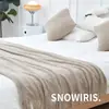 Manta tejida Morandi, camino de cama para casas de huéspedes, manta para cama, manta para siesta en la sala de estar, manta de lujo ligero para sofá de hotel