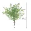 Nuevos Paquetes de Ramas Artificiales Largas y Cortas de Helechos de Alambre de Hierro, Agujas de Pino, Plantas Verdes de Hierba Persa, Adornos de Decoración para el Hogar y Bodas, Flores Artificiales