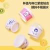 Cajas para Vasos de Helado, Vasos de Papel Desechables para Helado con Tapas, Vasos de Papel para Degustación, Vasos para Yogurt Frito y Raspados de Hielo, Empaquetados al por Mayor