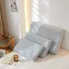 Funda de almohada de algodón puro y látex al por mayor del fabricante, Funda de almohada suave de algodón lavado, Funda para núcleo de almohada de algodón puro 40*60 Sin núcleo