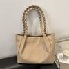Bolso grande para mujer, novedad de 2025, de piel suave, bandolera de gran capacidad, moderno, sencillo, para estudiantes y escolares.