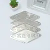 Sinal Direcional em Forma de Diamante de Aço Inoxidável Estampado para Cabo de Alta e Baixa Tensão, Tubulação de Gás, Junta de Terminação de Energia