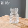 Vaso de Vidrio Mini Exquisito Nórdico Fabricante Mayorista Flores Cultivadas en Agua Vaso Pequeño Decorativo Adornos Florales de Alta Gama