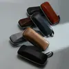 Estuche para Gafas con Cremallera de Cuero Personalizado Transfronterizo Eva Estuche Cuadrado para Gafas de Sol de PU Estuche para Gafas de Sol Se Puede Imprimir con Logo