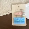 Novo Grampo de Cabelo Quadrado Bb Infantil com Renda Floral, Grampo Lateral, Grampo para Franja