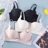 Sujetador Push-Up Suave de Soporte Pequeño, Ropa Interior Ajustable que Retrae el Pecho, Sujetador Anticaída Sin Aros, Sujetador de Media Copa Elevador