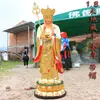 Estação Rei Ksitigarbha Buda de Resina Rei Ksitigarbha Bodhisattva Enfeites 1,08 metros 1,3 metros 1,6 metros 1,8 metros