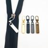 Cabezal de Cremallera Removible Equipaje Abrigo Ropa Zapatos y Botas Reemplazo sin Herramientas Tirador de Cremallera Colgante Cabezal de Cremallera Metal