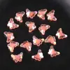 15mm Mariposa Colorido Acrílico diy Joyería Hecho a Mano Pulsera Trenzada de Perlas Cadena para Teléfono Móvil Bolso Perlas Sueltas