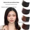 Vários estilos de almofada de cabelo almofada de cabelo fofo almofada de cabeça em ambos os lados da parte de trás da cabeça cabelo real aumentar o volume de cabelo